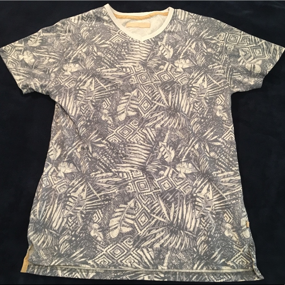 Patterned Nifty Genius T-Shirt - M